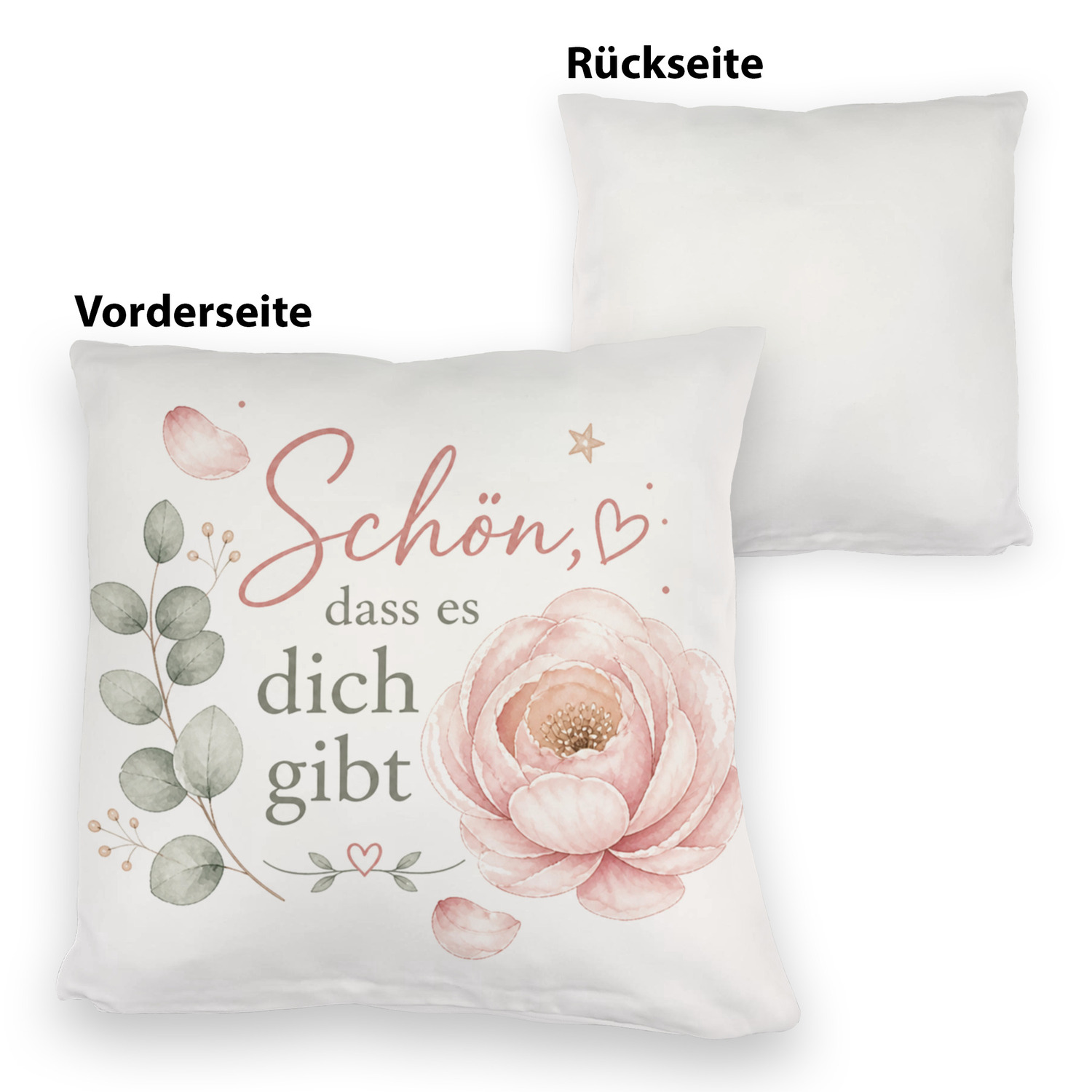 Kuschelkissen Schön - Sofakissen in sanften Pastellfarben – Ansicht 3