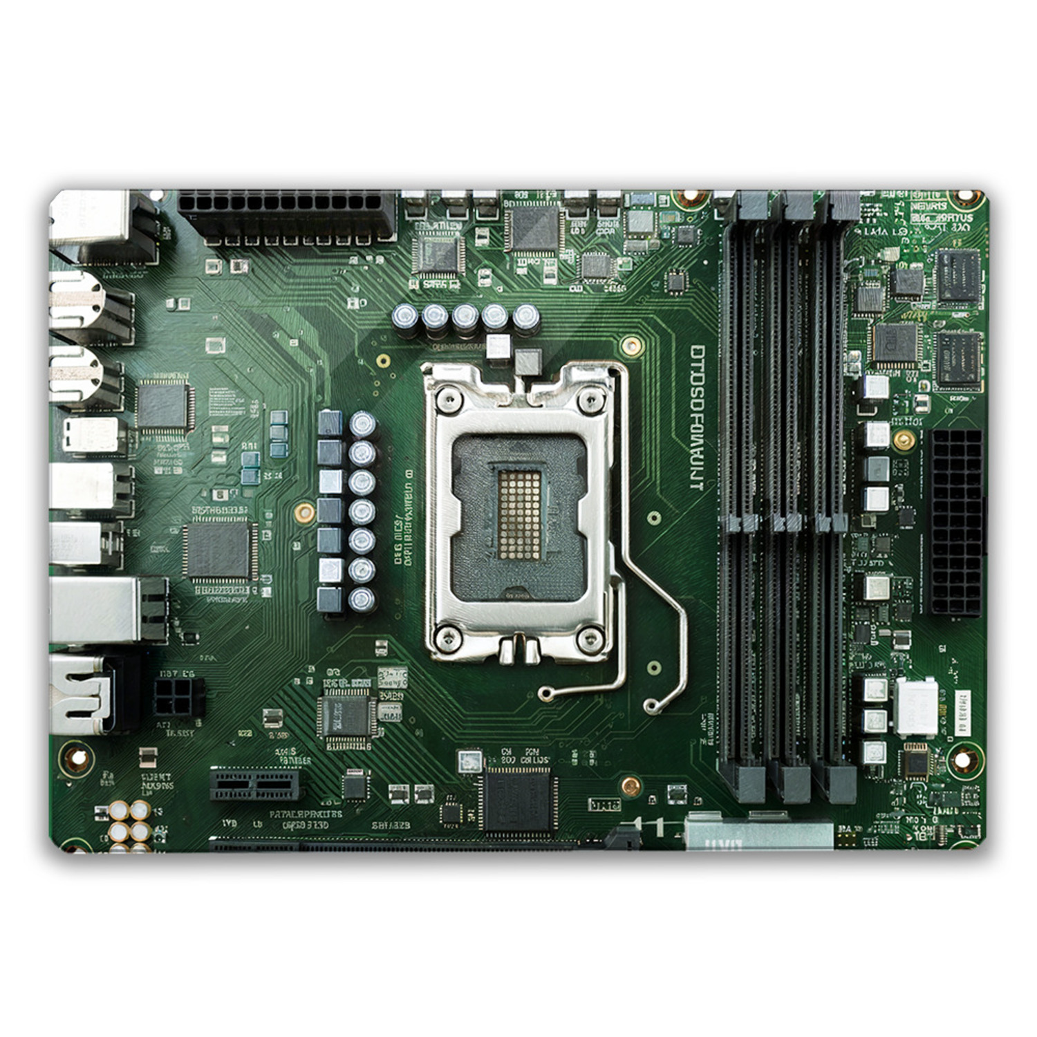 Motherboard Hauptplatine Schneidebrett aus Glas - Technologisches Design für