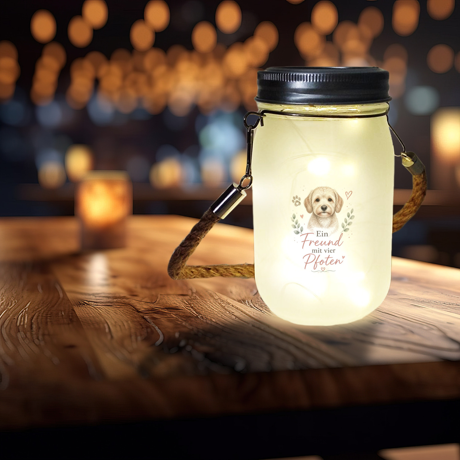Solarlicht Ein Freund mit vier Pfoten - Solarlampe für draussen – Ansicht 7