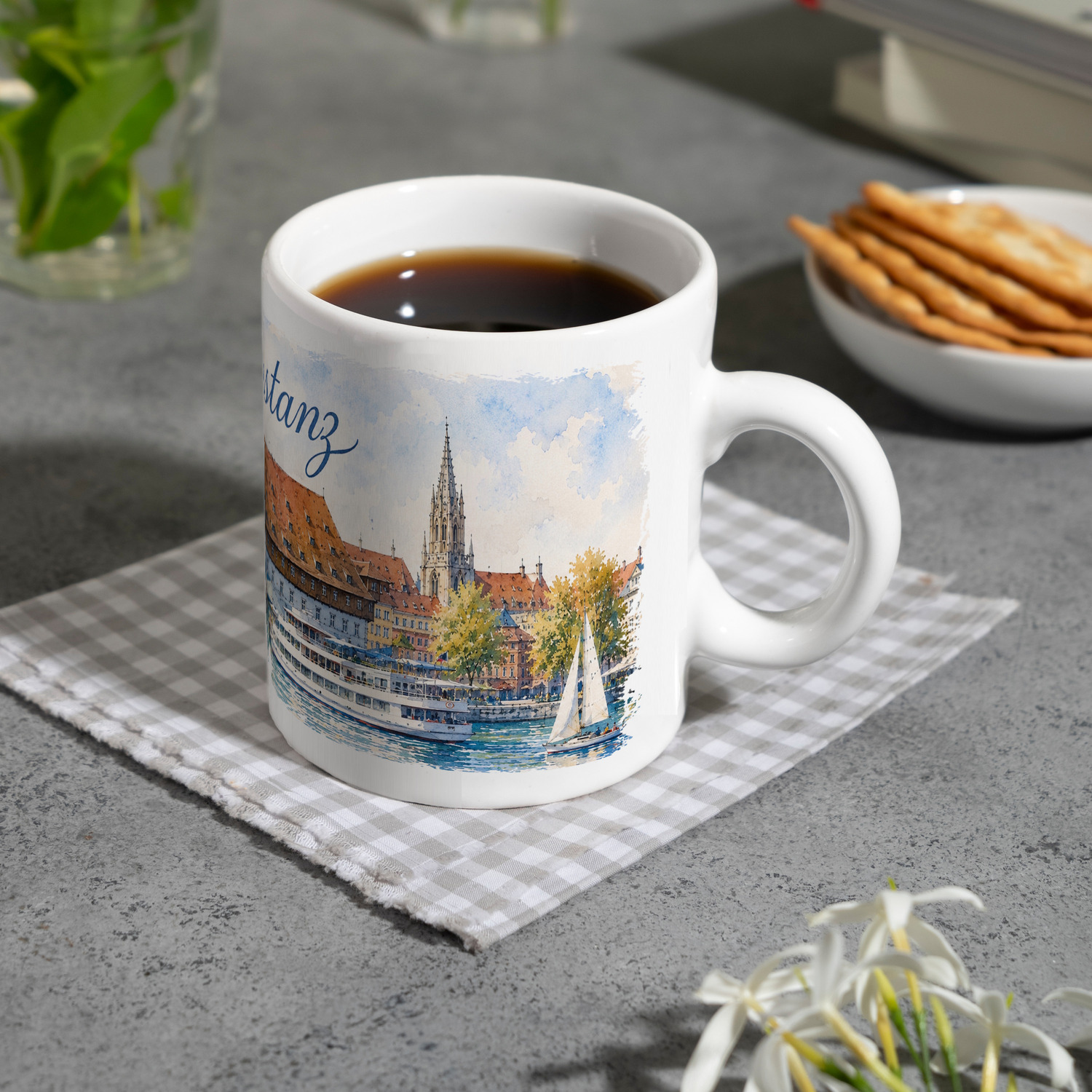 Konstanz Aquarell Kaffeebecher – Ansicht 8
