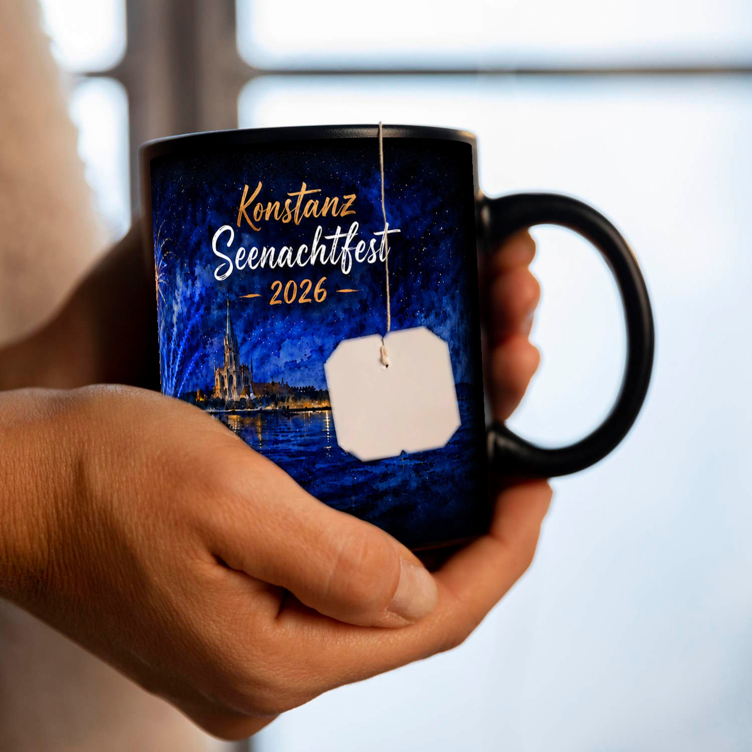 Seenachtfest 2026 Tasse schwarz – Ansicht 7