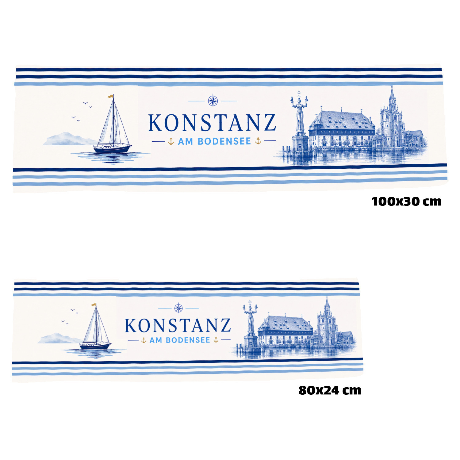 Konstanz am Bodensee Eishandtuch – Ansicht 3