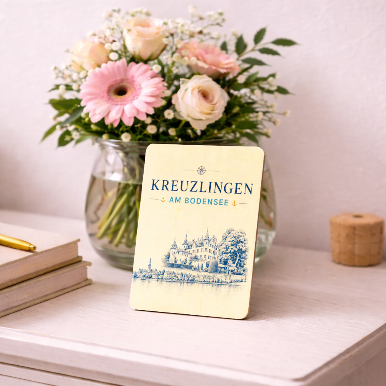 Kreuzlingen am Bodensee Holzpostkarte – Ansicht 4