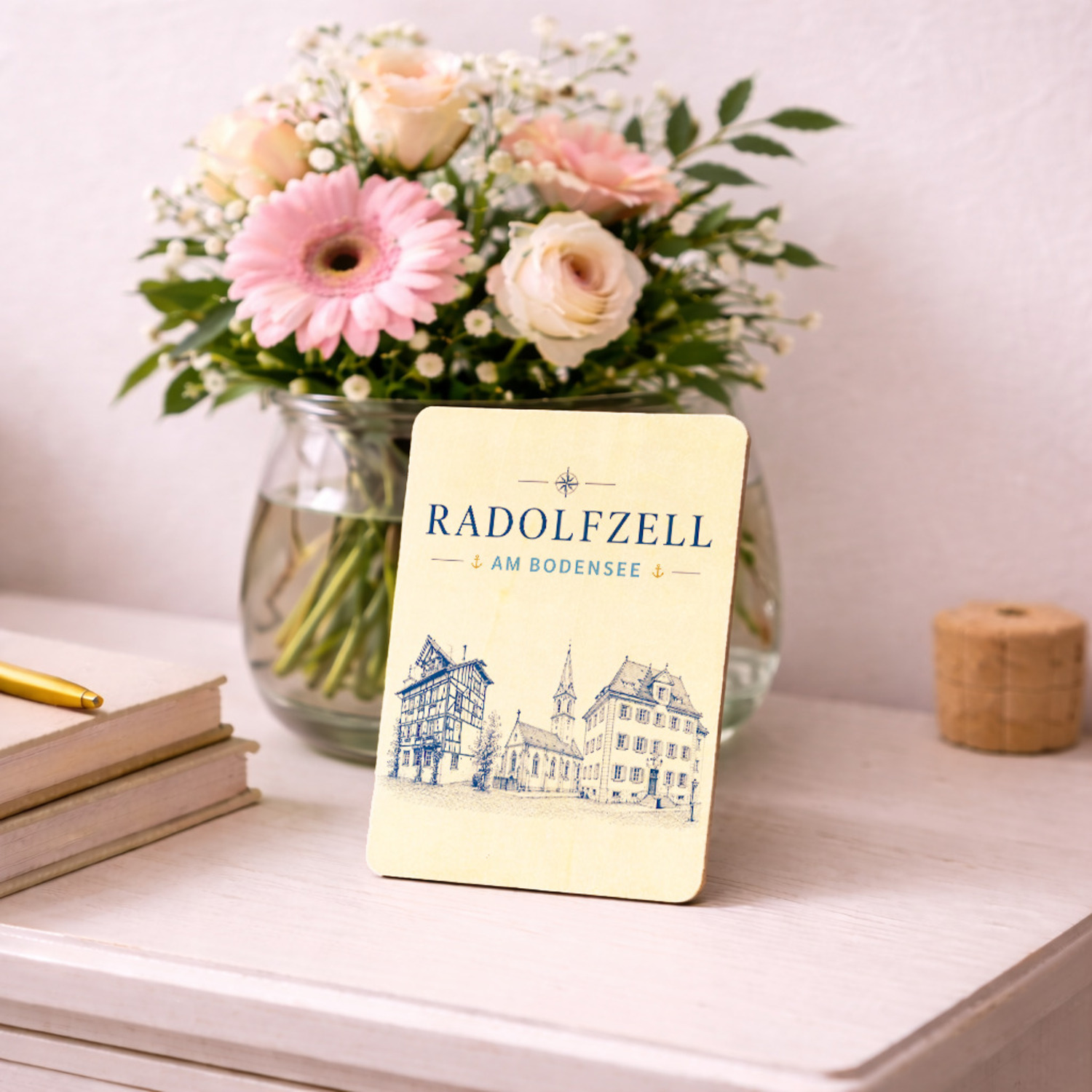 Radeolfzell am Bodensee Holzpostkarte – Ansicht 4