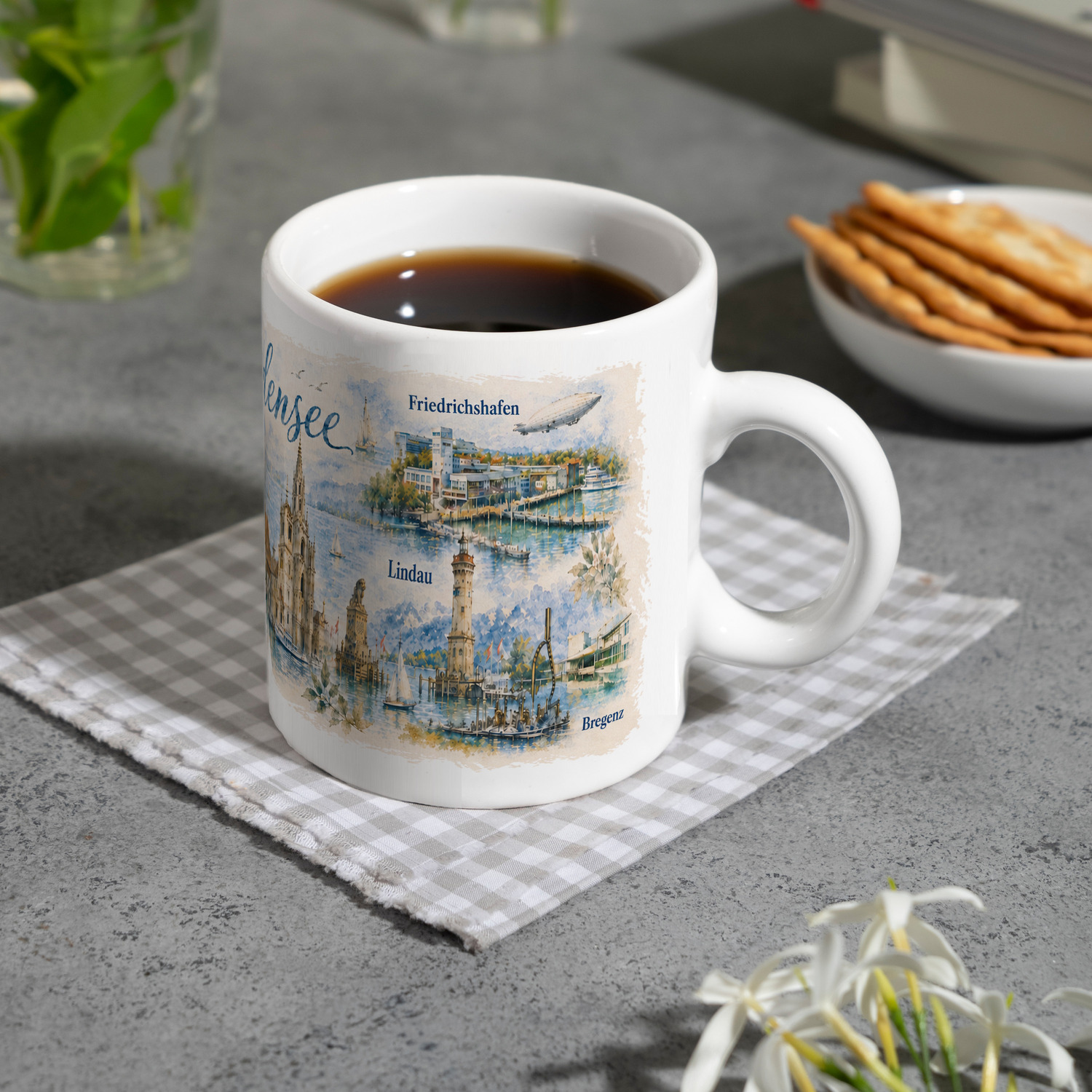 Bodensee Aquarell Kaffeebecher – Ansicht 8