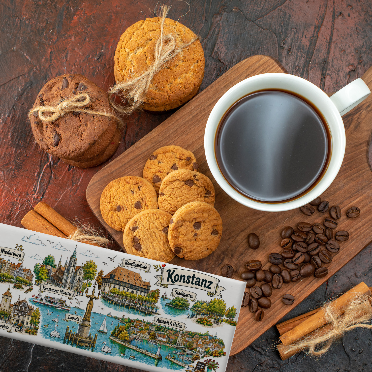 Konstanz Wimmelbild Souvenirmagnet – Ansicht 4