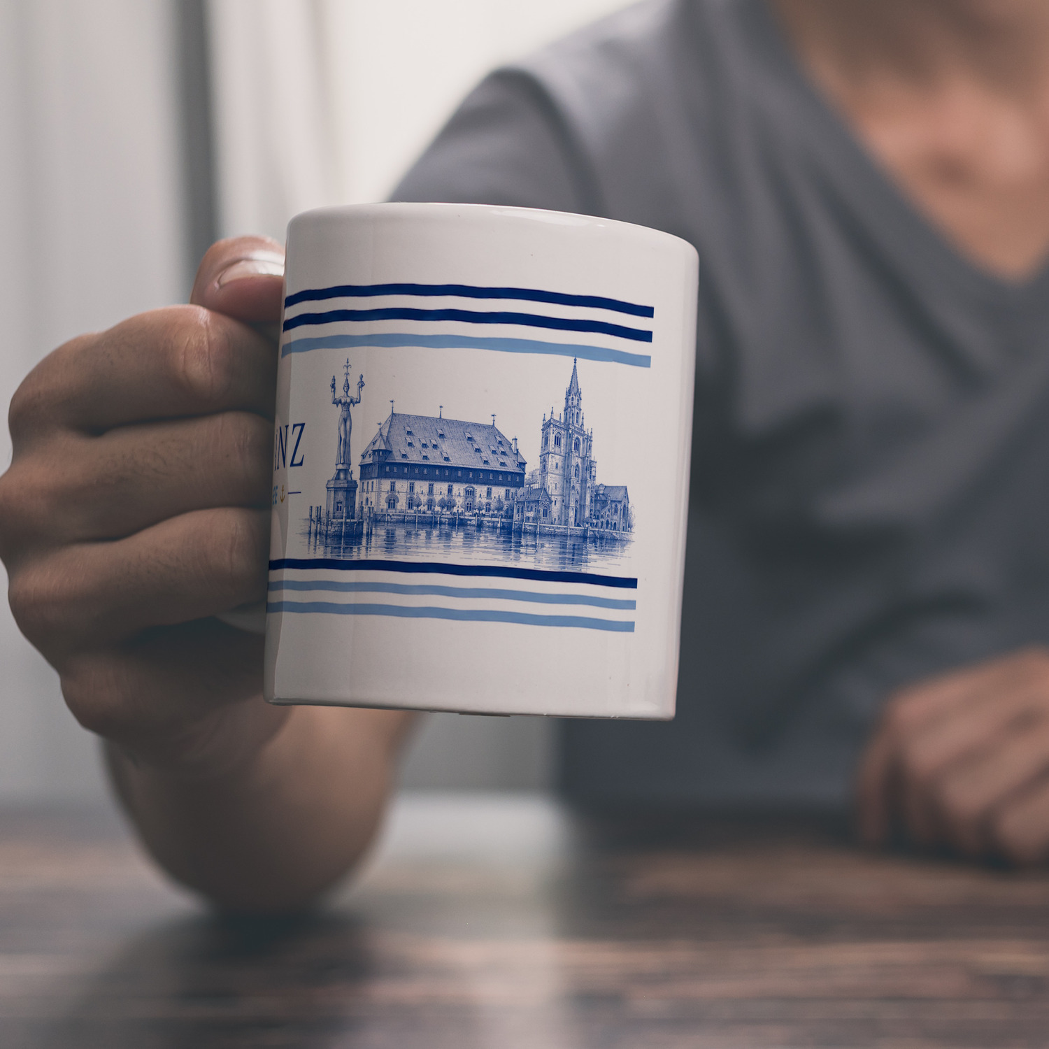 Konstanz am Bodensee Kaffeebecher – Ansicht 2