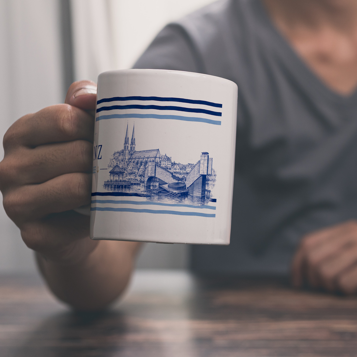 Bregenz am Bodensee Kaffeebecher – Ansicht 2