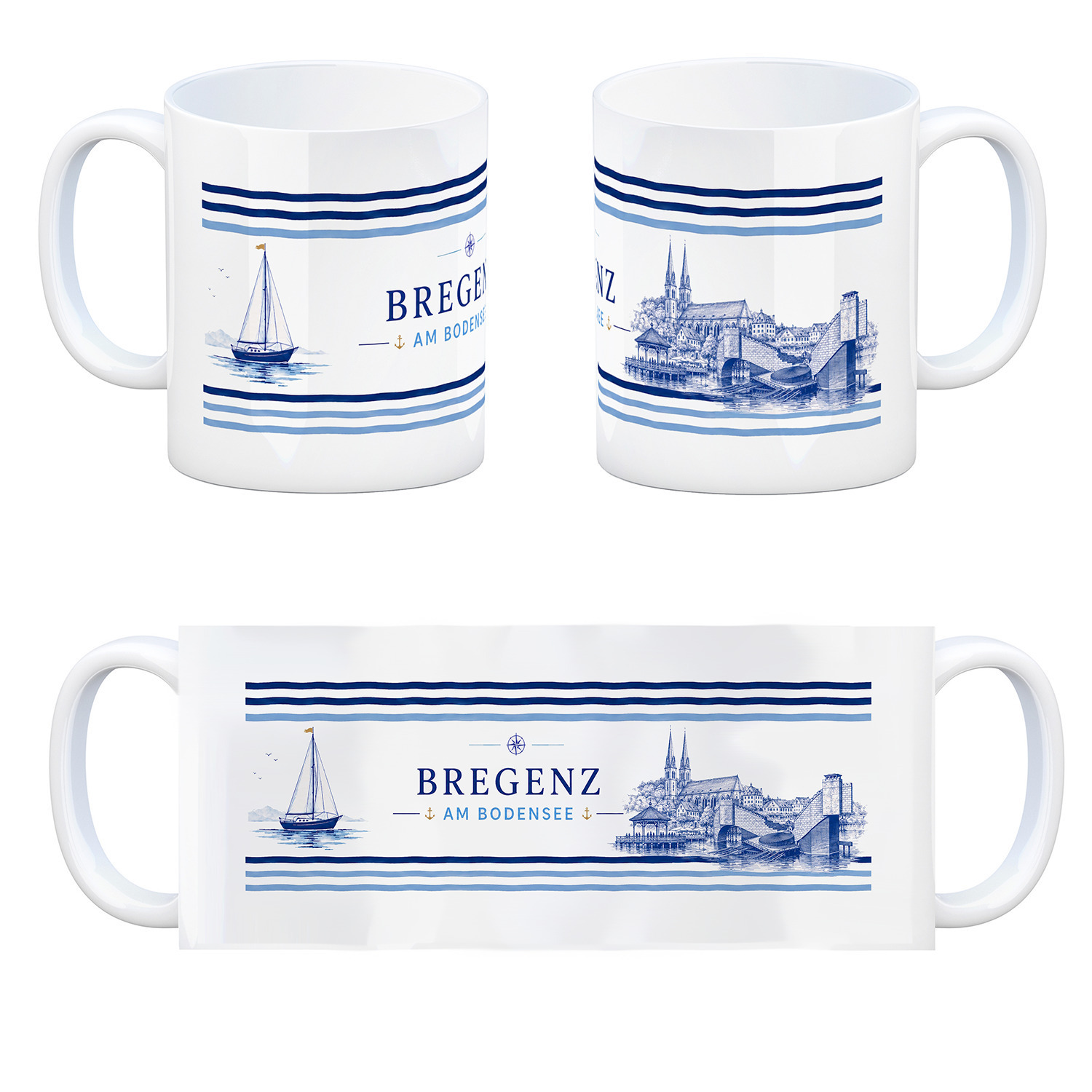 Bregenz am Bodensee Kaffeebecher – Ansicht 4