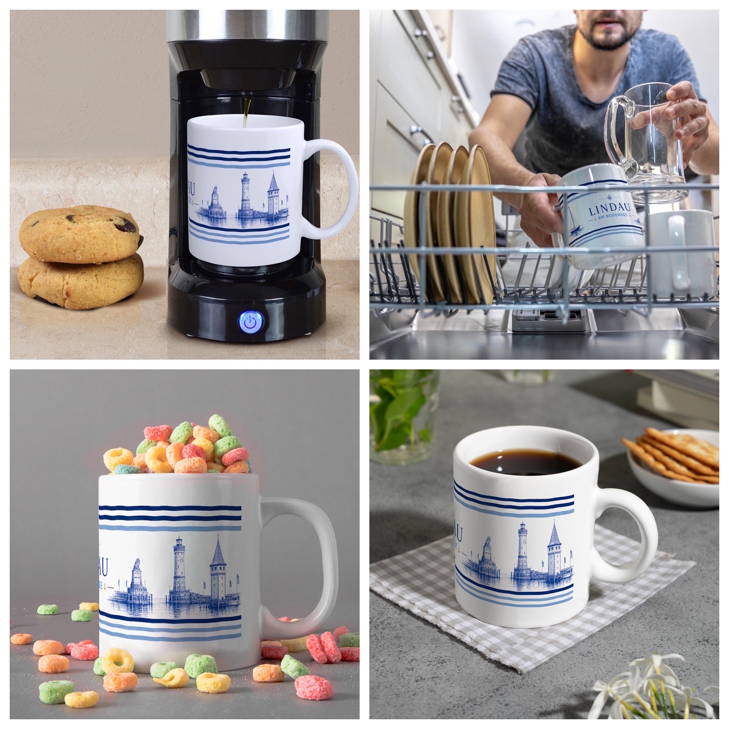 Lindau am Bodensee Kaffeebecher – Ansicht 5