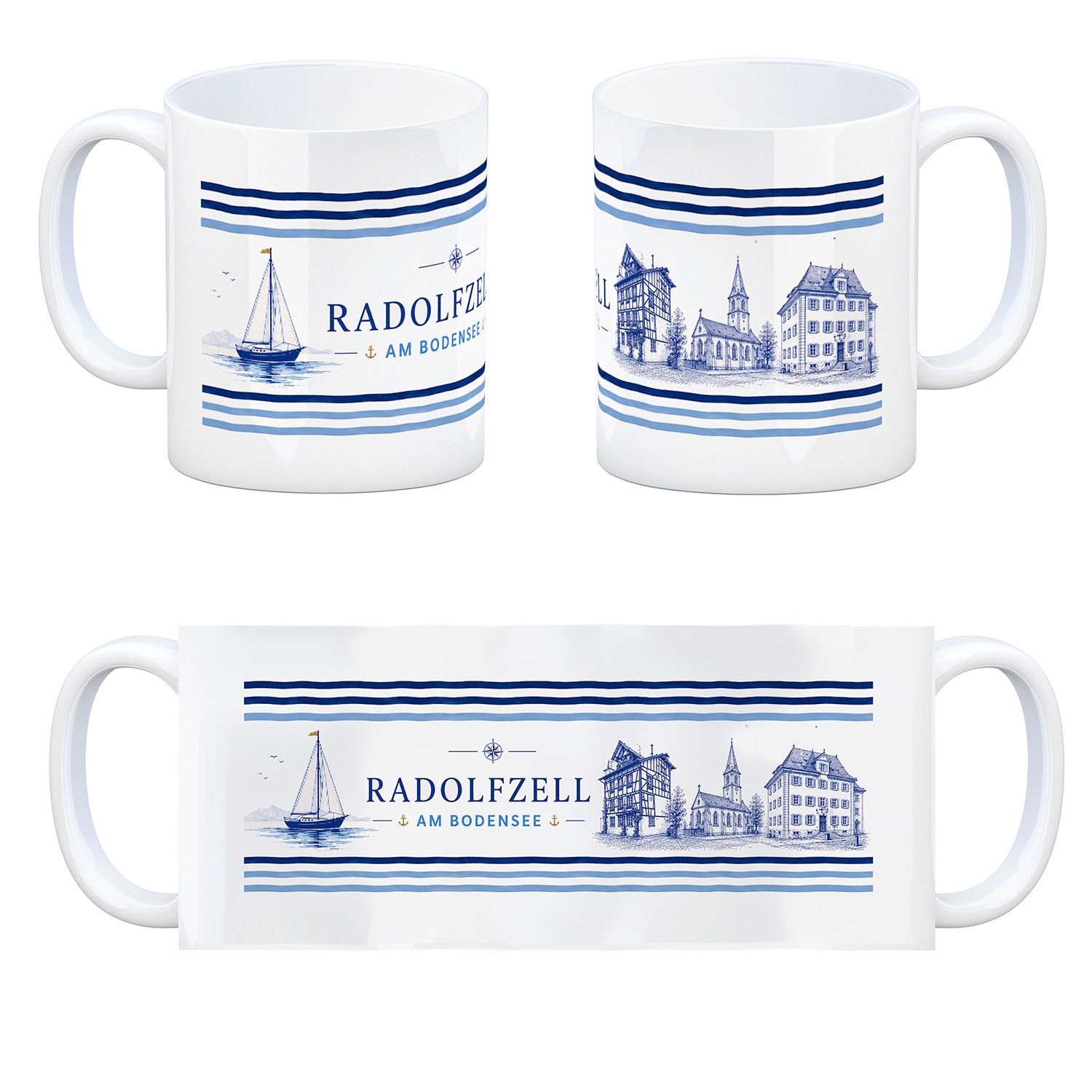 Radolfzell am Bodensee Kaffeebecher – Ansicht 4