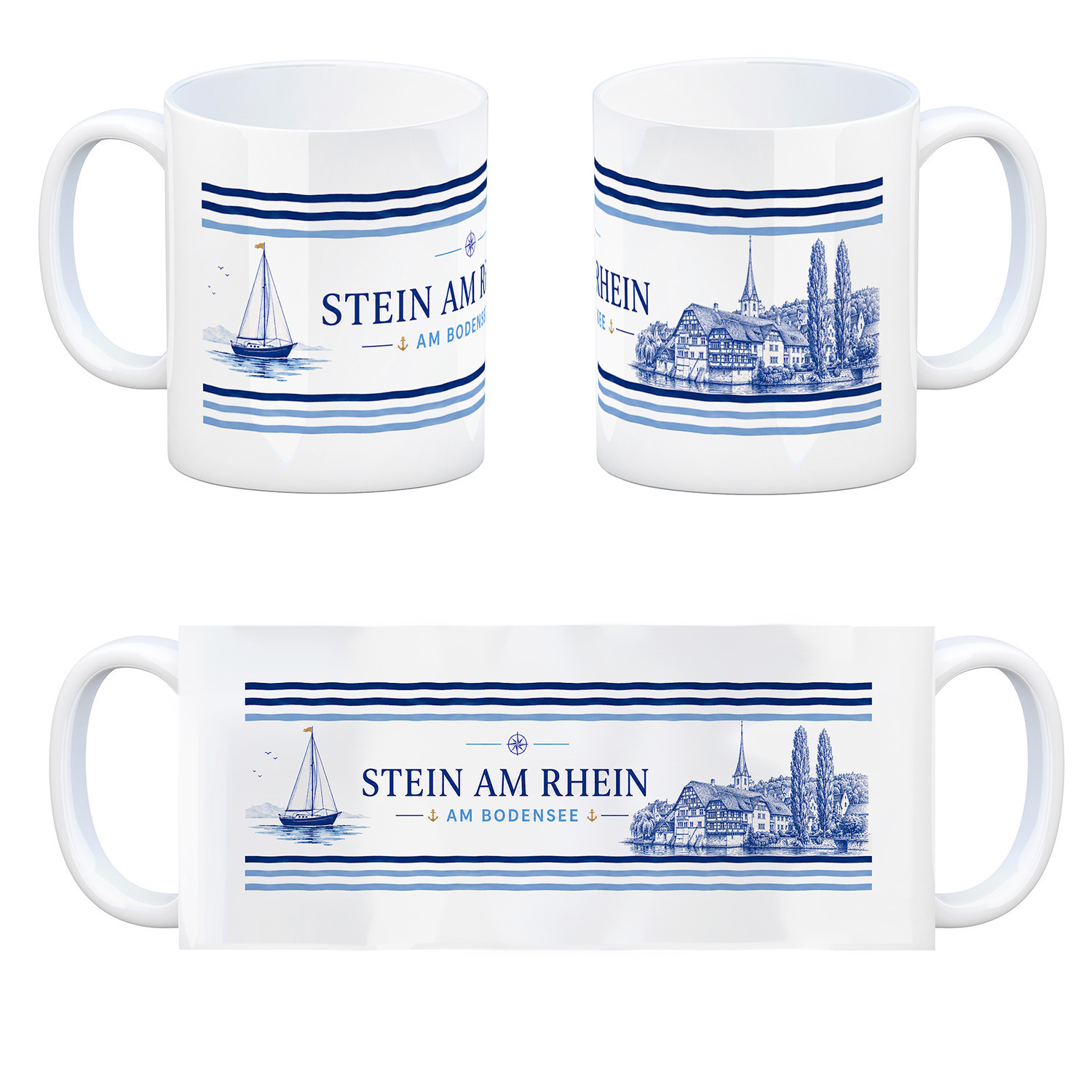Stein am Rhein am Bodensee Kaffeebecher – Ansicht 4