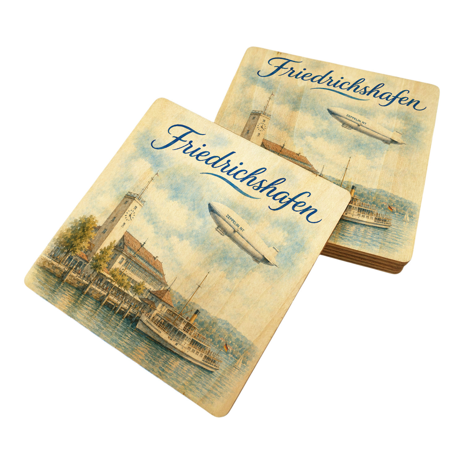 Fridrichshafen Untersetzer 6er Set – Ansicht 2