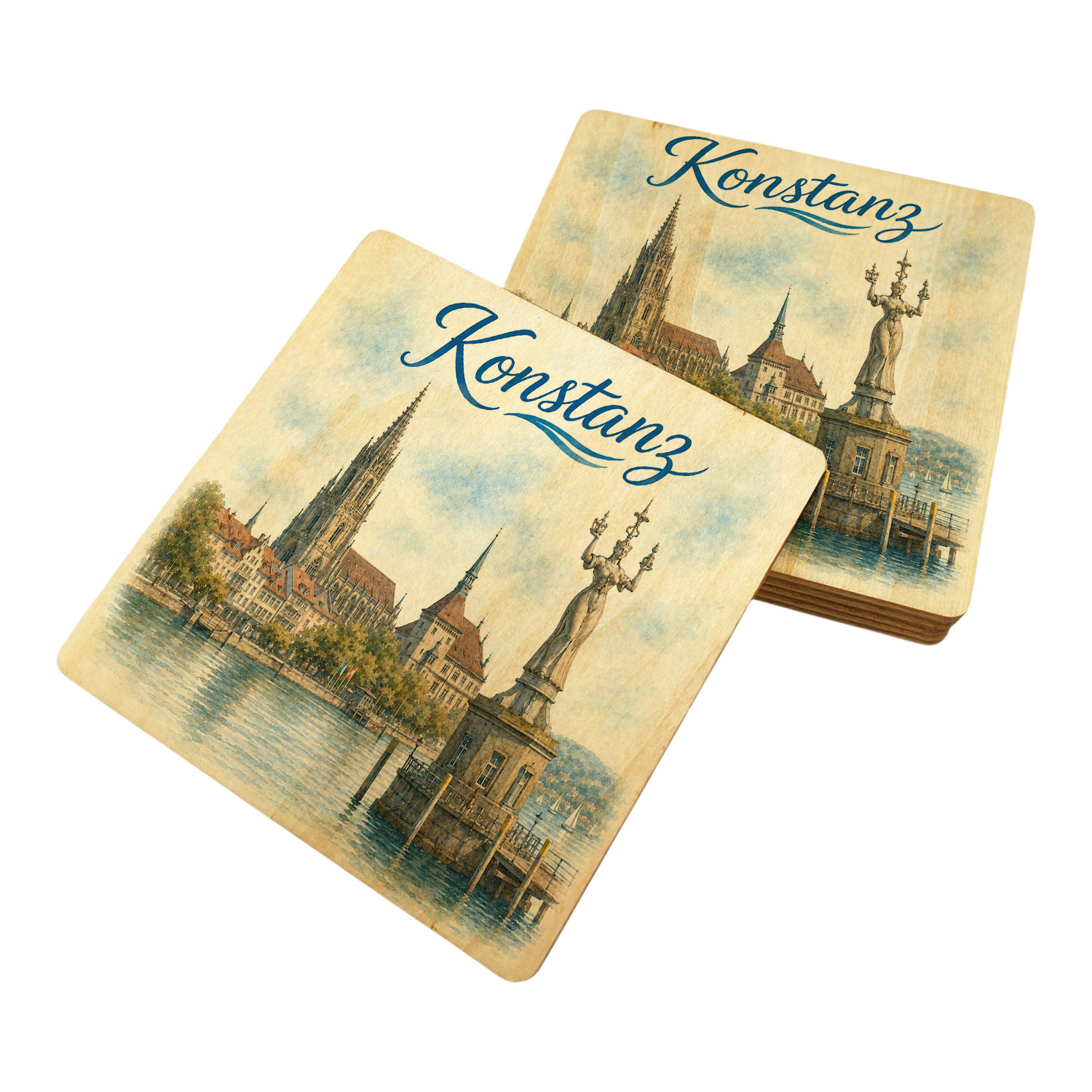 Konstanz Untersetzer 6er Set – Ansicht 2