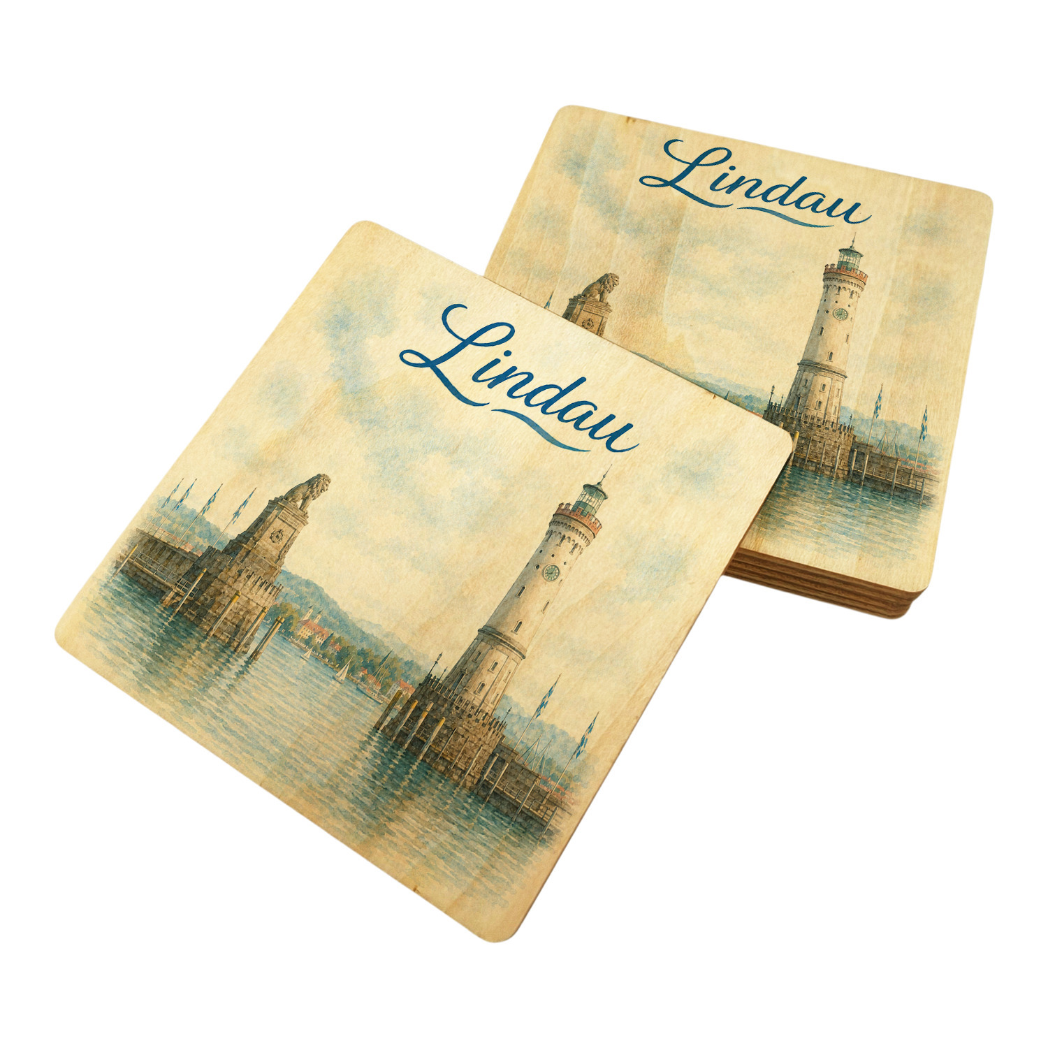 Lindau Untersetzer 6er Set – Ansicht 2