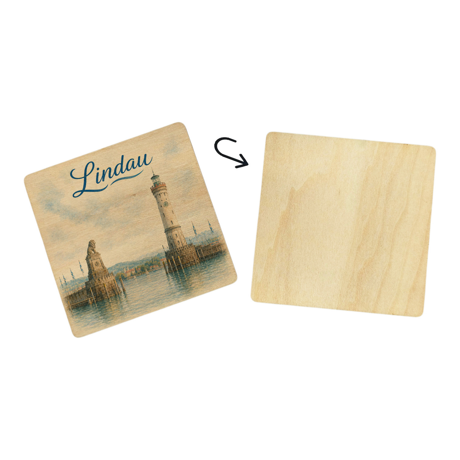 Lindau Untersetzer 6er Set – Ansicht 3