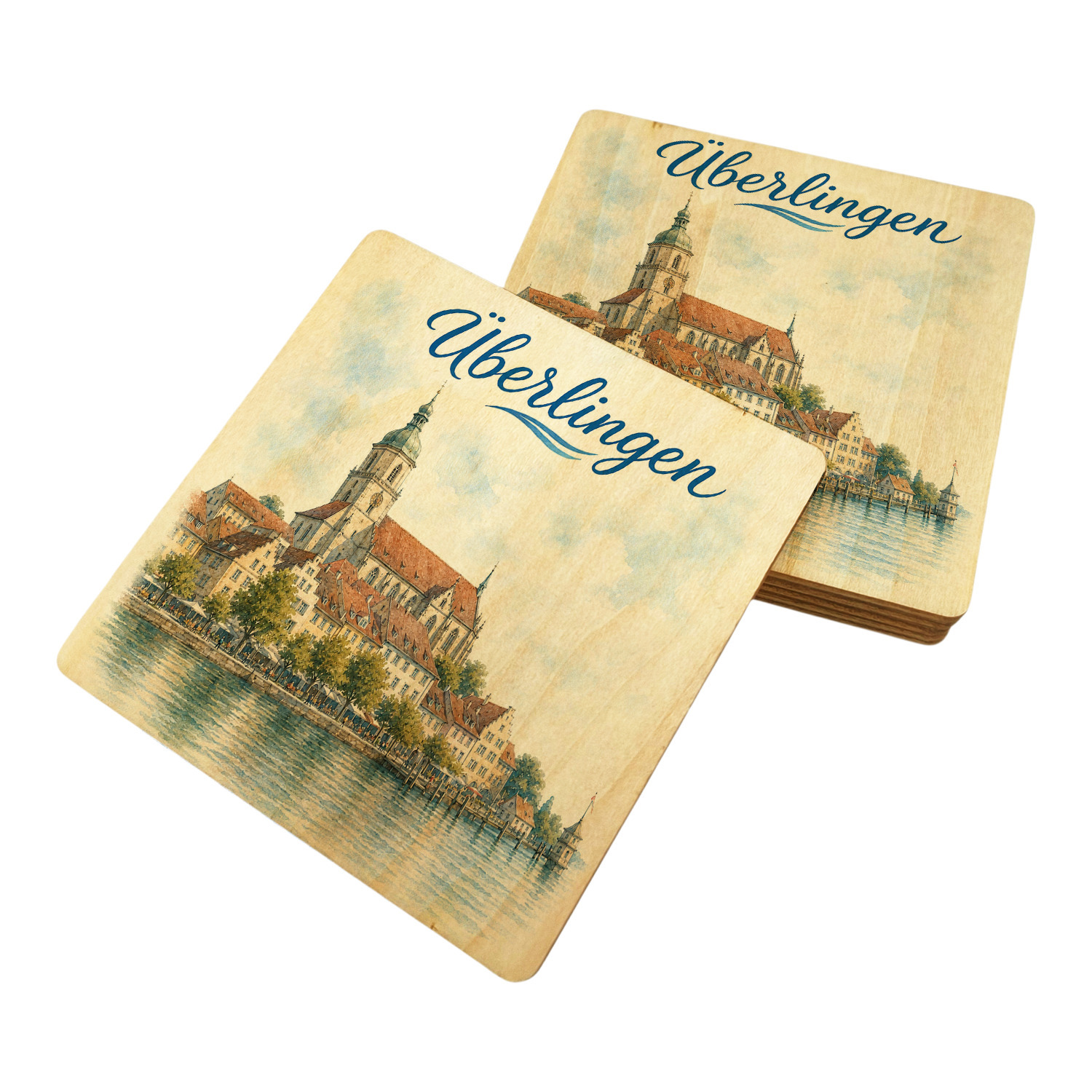 Überlingen Untersetzer 6er Set – Ansicht 2