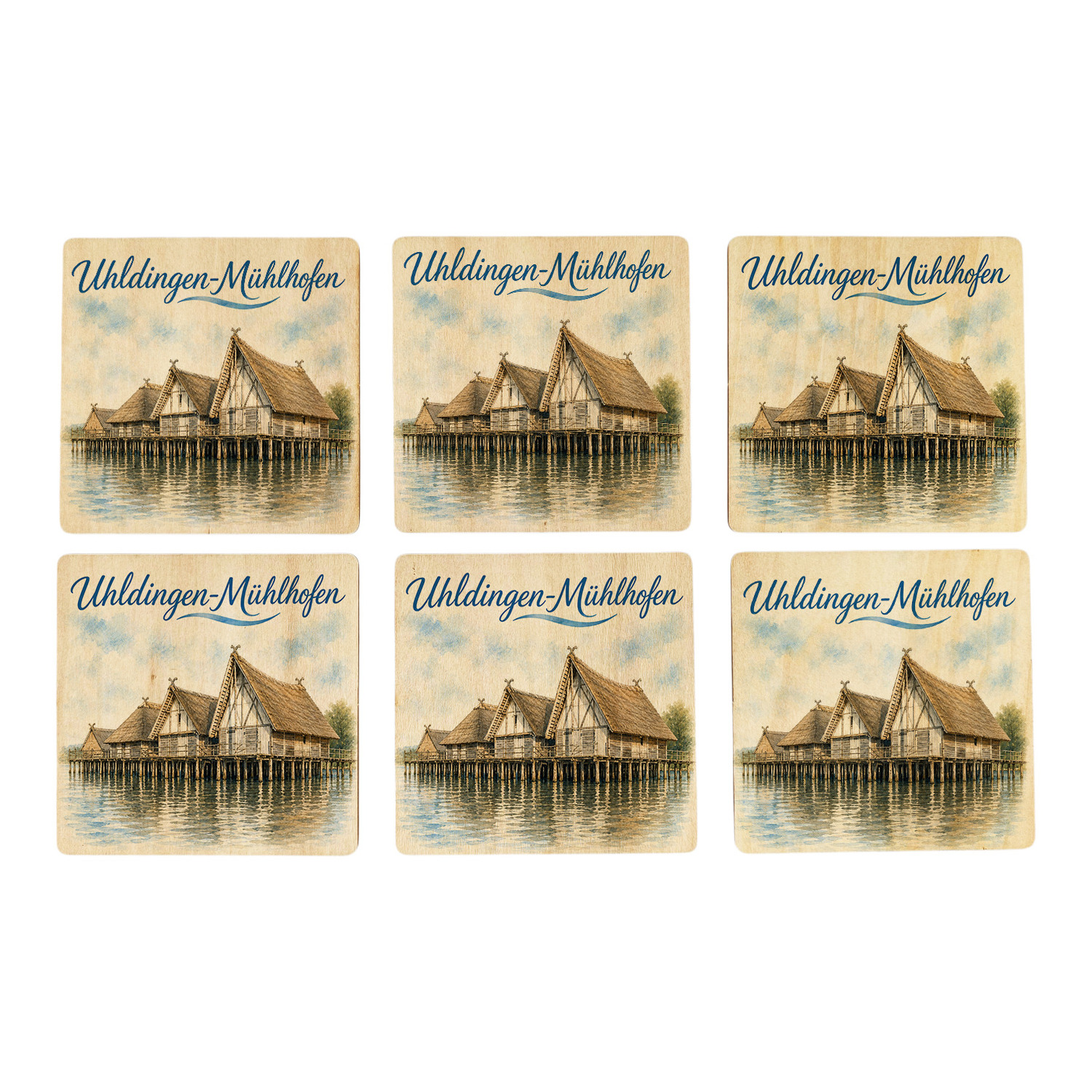 Uhlingen-Mühlhofen Untersetzer 6er Set