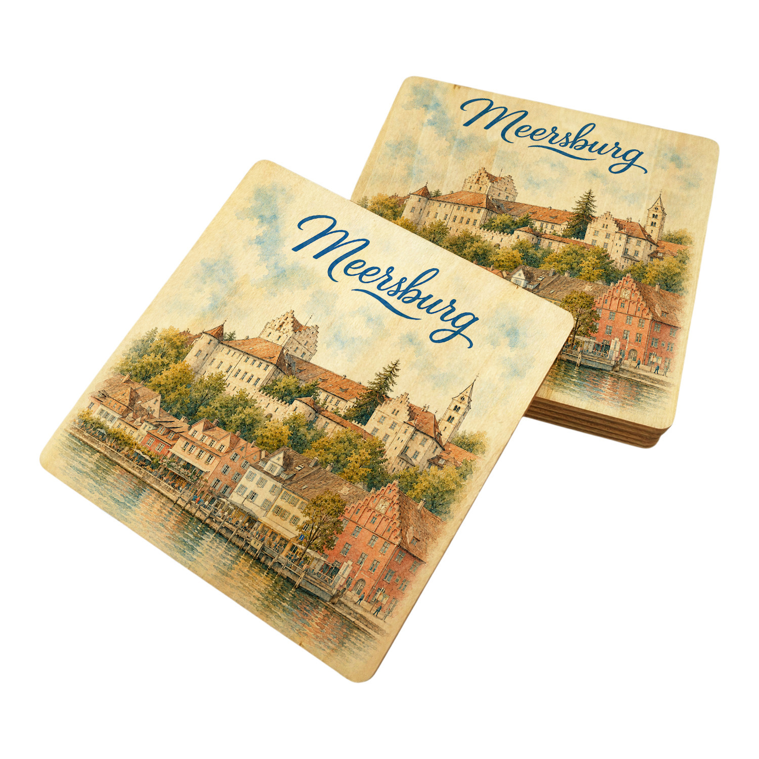 Meersburg Untersetzer 6er Set – Ansicht 2