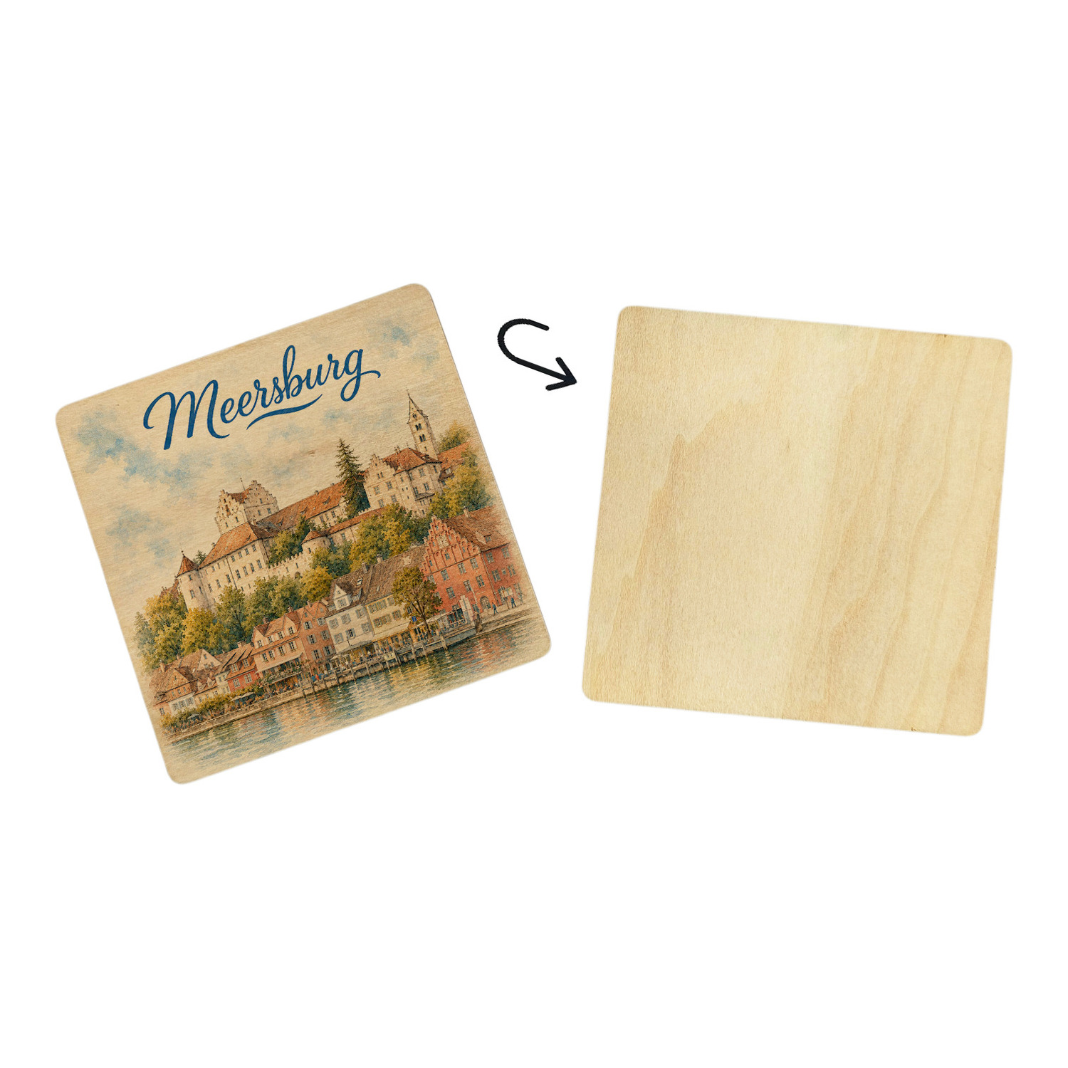 Meersburg Untersetzer 6er Set – Ansicht 3