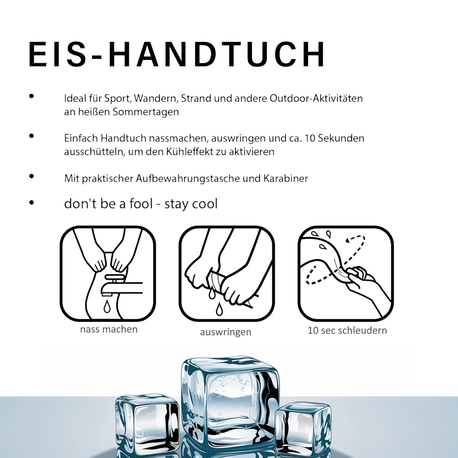 Flammende Sterne 2026 Eishandtuch – Ansicht 4