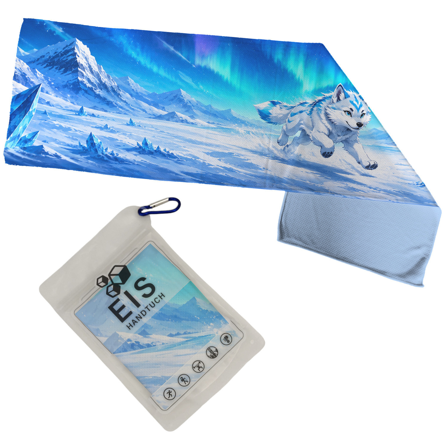 Polarfuchs Eishandtuch