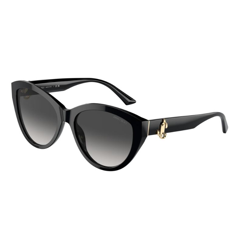 Jimmy Choo JC5007 con montura negra y lentes grises degradadas