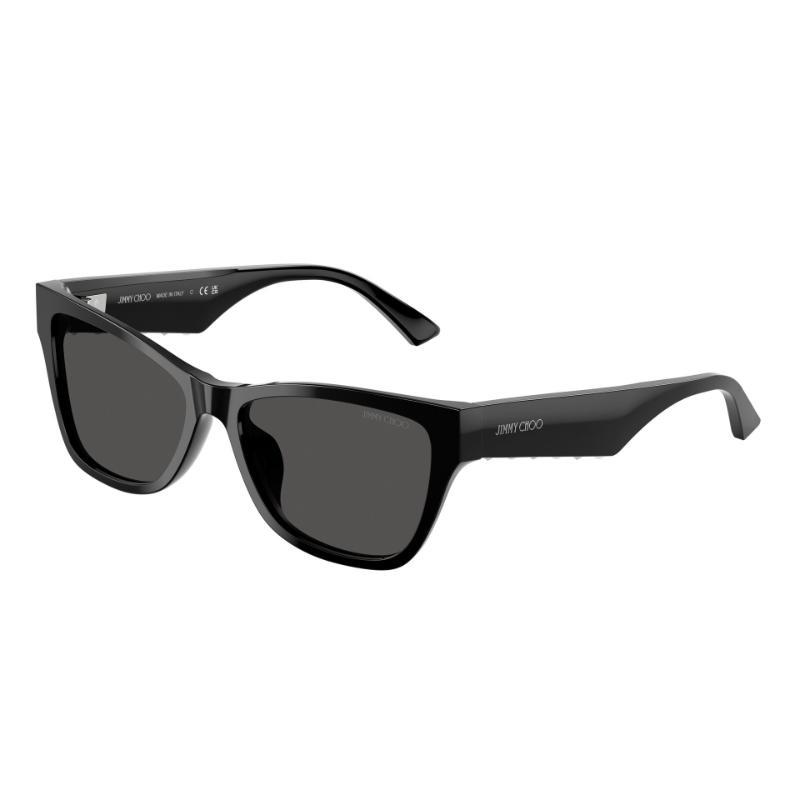 Jimmy Choo JC5024 con montura negra y lentes gris oscuro