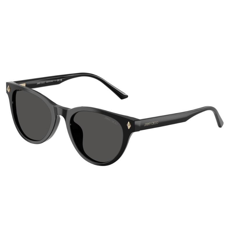 Jimmy Choo JC5043 con montura negra y lentes gris oscuro