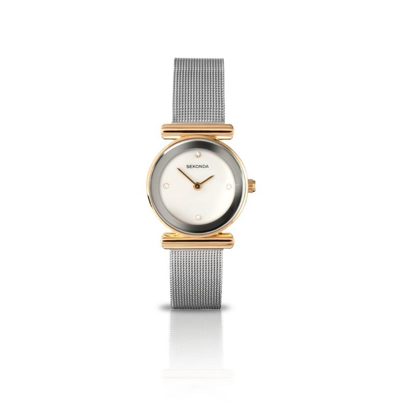 Sekonda Ladies Two-Tone Mesh Strap Watch