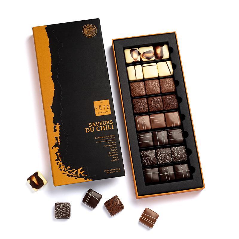 La Fête Chocolat Sabores de Chile caja 228 g