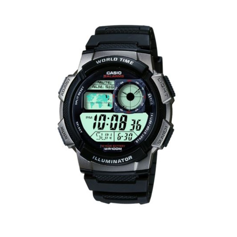 Casio Negro AE1000 Digital Reloj