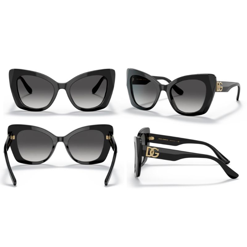 Dolce & Gabbana DG4405 Cruzado Negro para mujer