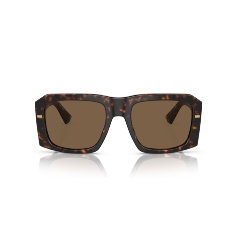Dolce & Gabbana Gafas de sol Lusso Sartoriale Lente marrón oscuro Habana