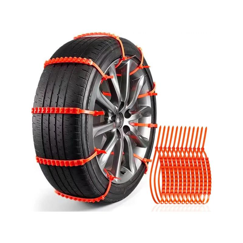 Pack 40 Cadenas Neumático Automóvil Universal Antideslizante