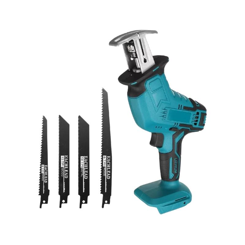 Motosierra Eléctrica Inalámbrica Mano 4 Cuchillas