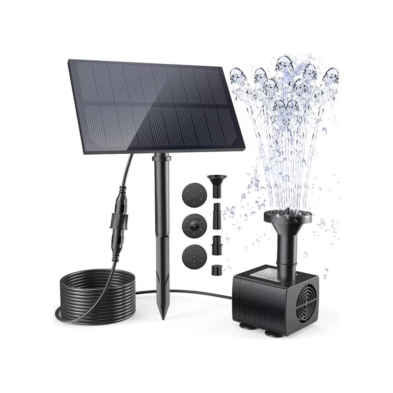 Bomba Agua Fuente Piscina Panel Energía Solar Sumergible 1.4W