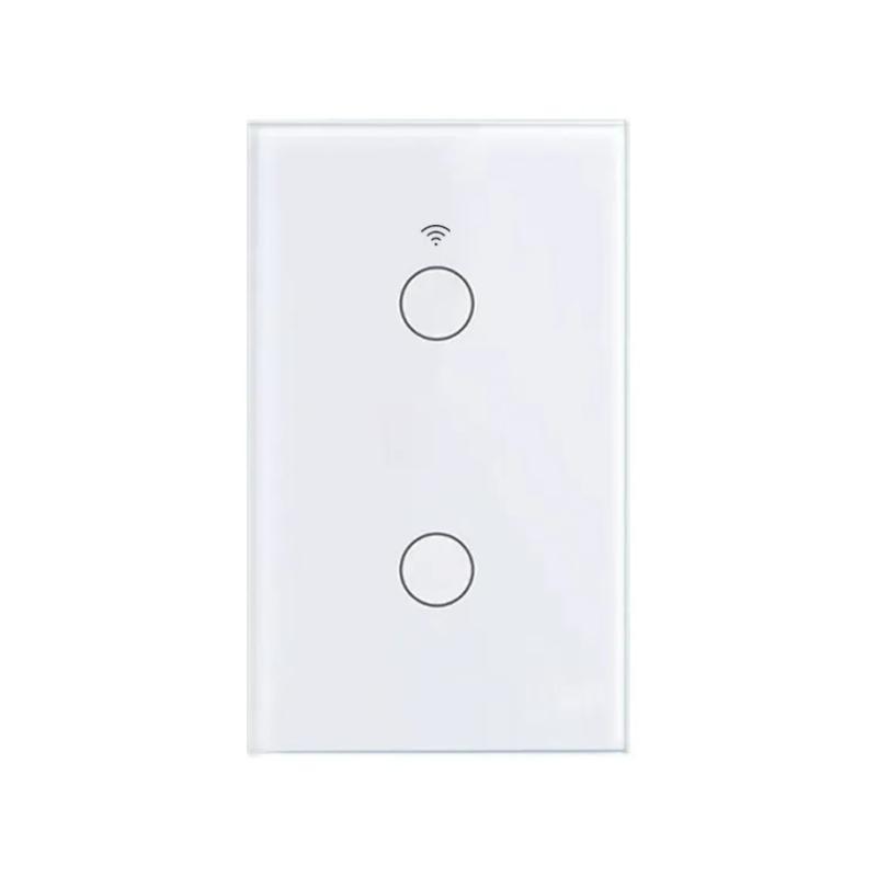 Interruptor Inteligente Neutro Canales Múltiples Blanco 2 Canales