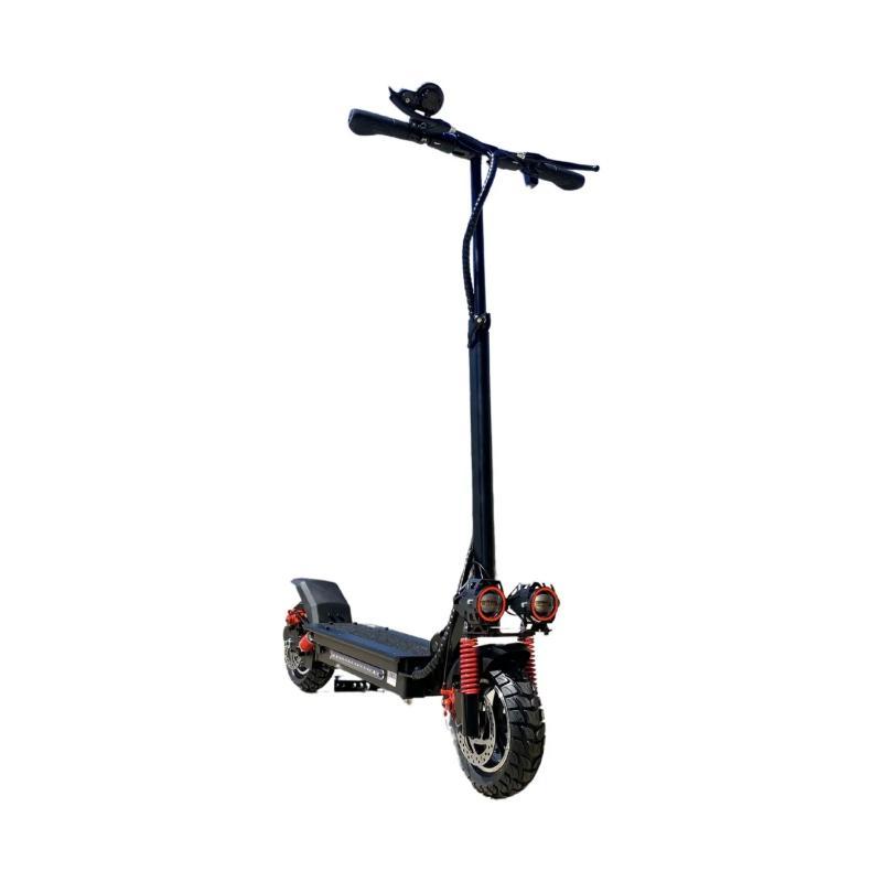 Scooter Eléctrico Todo Terreno Asiento Plegable 40 Km/H Negro