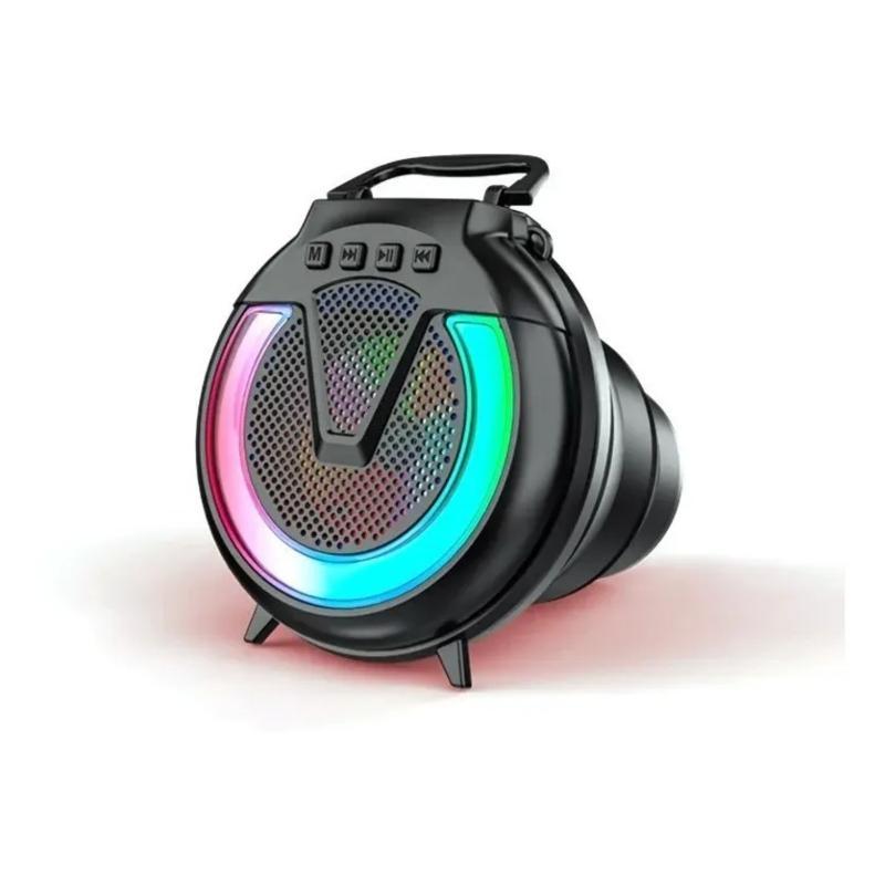 Parlante Bluetooth Portátil Karaoke 8 Watt Negro