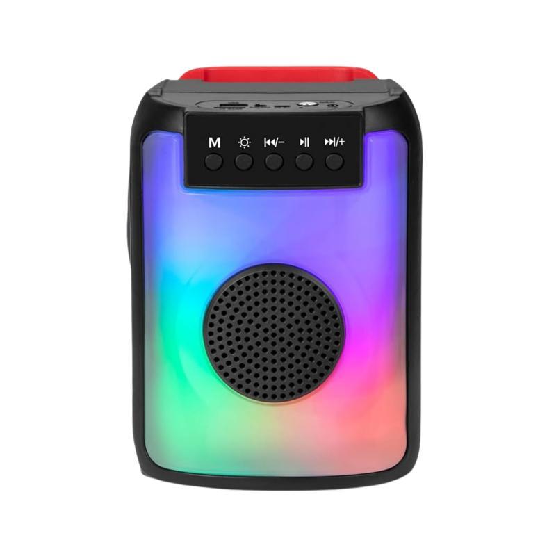 Parlante Bluetooth Karaoke Portátil 10 Watt Negro