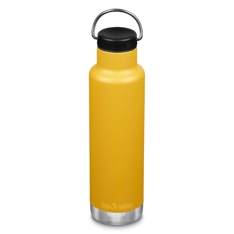 Klean Kanteen Classic Botella con tapa de lazo y aislamiento al vacÃ­o de 592 ml - Marigold