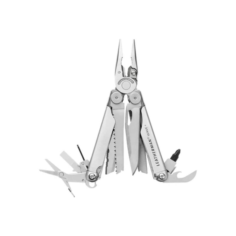 Multiherramienta Leatherman Wave+ con funda de nailon - Acero inoxidable