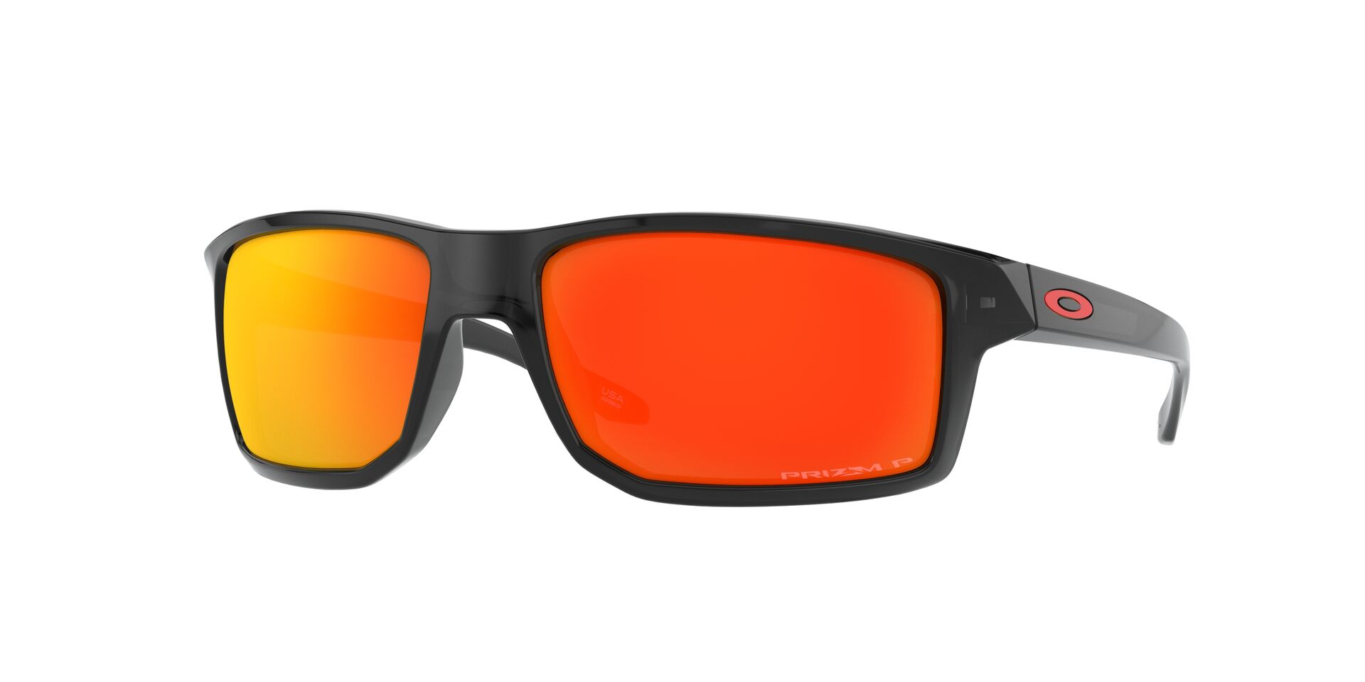 Oakley Gibston Montura de tinta negra con lentes polarizadas PRIZM Ruby