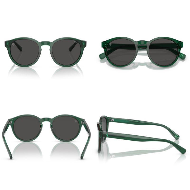 Polo By Ralph Lauren Earth PH4192 Verde transparente brillante/gris oscuro