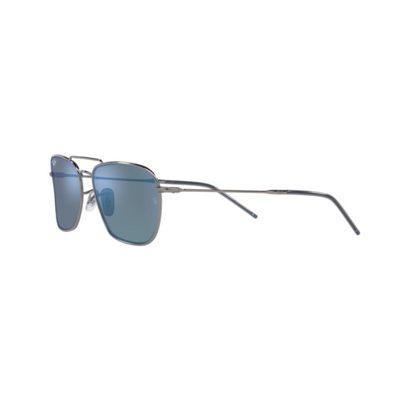 Ray-Ban Caravan Marco inverso de bronce y lentes azul claro