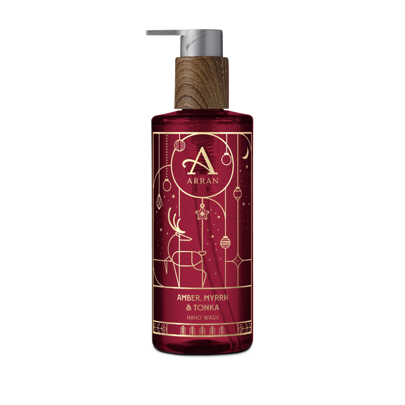 Arran Sense of Scotland Jabón de manos con ámbar, mirra y haba tonka