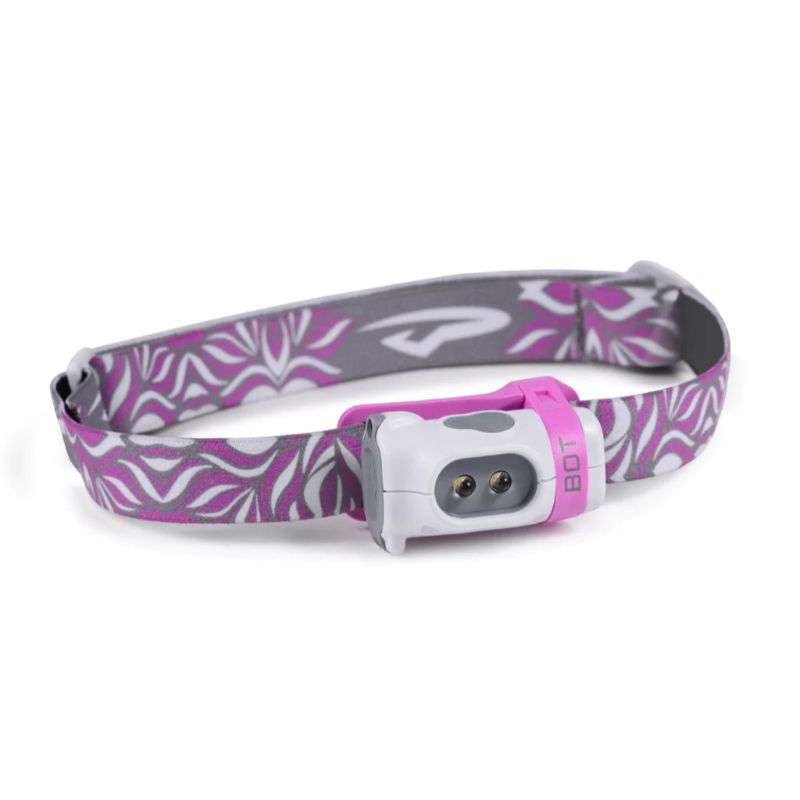 Princeton Tec Bots Kids LED Linterna frontal Blanca y rosa