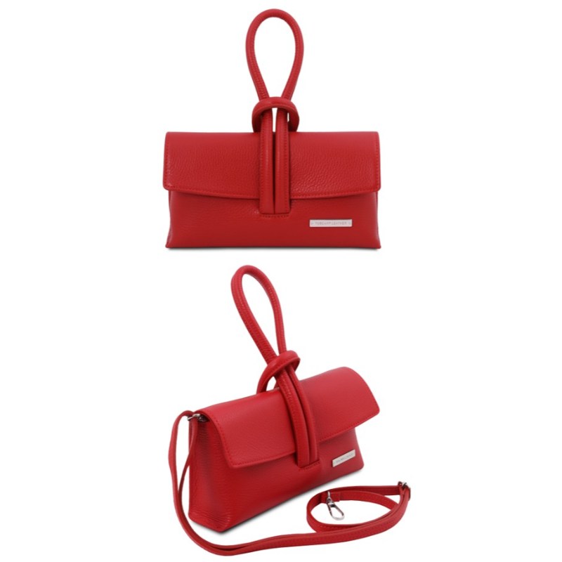 Tuscany Leather TL Bolso de mano Rojo lápiz labial