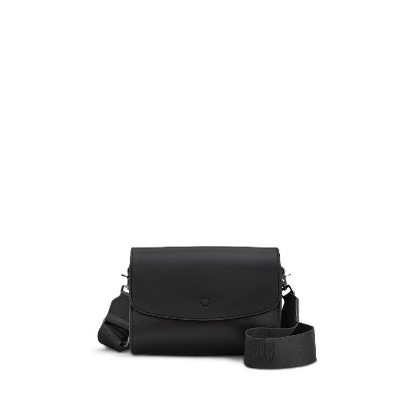 Yoshi Newham Bolso bandolera de piel color negro